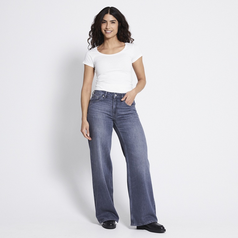 Mid waist wide jeans "Optiwide"